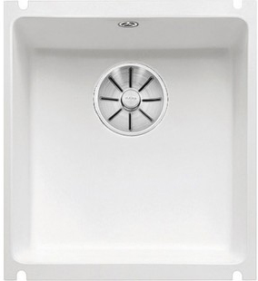 Мойка Blanco SUBLINE 375-U белый глянцевый клапан-автомат InFino 523726 фото 1
