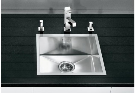 Мойка Blanco Zerox 400-IF/N нержавеющая сталь полированная клапан-автомат InFino 521584 фото 2