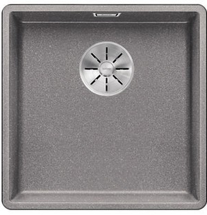 Мойка Blanco SUBLINE 400-F алюметаллик клапан-автомат InFino 523496 фото 1