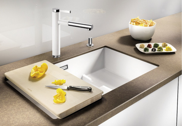 Мойка Бланко SUBLINE 700-U Level SILGRANIT антрацит чаша слева клапан-автомат InFino 523538 фото 6 Мойка Blanco SUBLINE 700-U Level SILGRANIT антрацит чаша слева клапан-автомат InFino 523538 фото 6