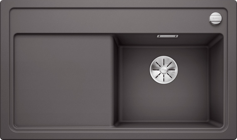 Мойка Blanco ZENAR 45S-1 темная скала чаша справа клапан-автомат InFino 523785 фото 1