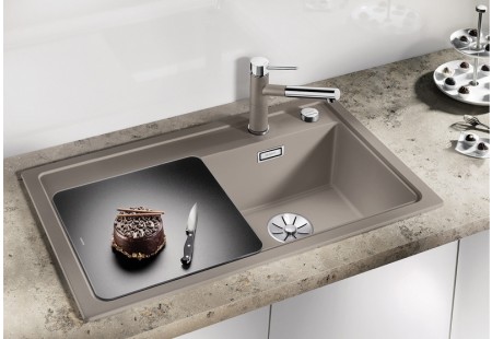 Мойка Blanco ZENAR 45S антрацит чаша справа клапан-автомат InFino 523709 фото 2
