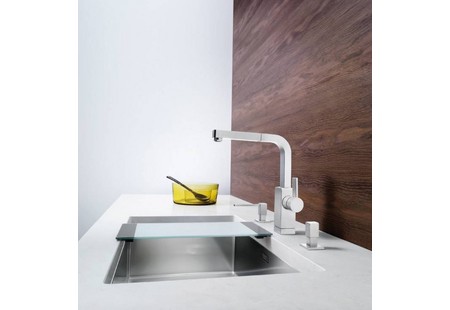 Мойка Бланко Claron 700-U нержавеющая сталь полированная клапан-автомат InFino 521581 фото 7 Мойка Blanco Claron 700-U нержавеющая сталь полированная клапан-автомат InFino 521581 фото 7