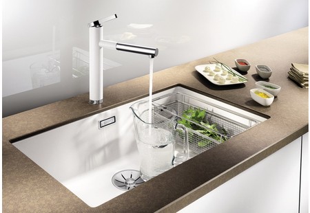 Мойка Blanco SUBLINE 700-U Level SILGRANIT алюметаллик клапан-автомат InFino 523540 фото 10