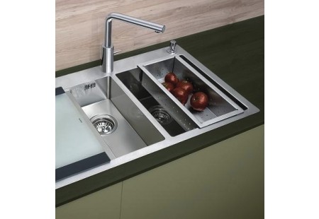 Мойка Blanco Claron 340/180-IF/A нержавеющая сталь полированная чаша справа 521647 фото 2