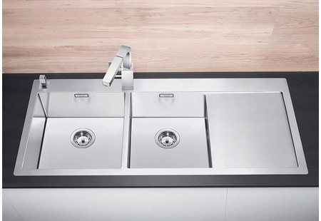 Мойка Blanco Claron 8S-IF/A крыло нержавеющая сталь полированная чаша слева 521652 фото 2