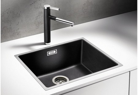 Мойка Blanco SUBLINE 500-IF белый клапан-автомат InFino 524110 фото 4