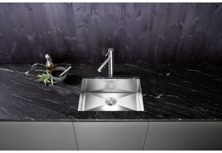 Мойка Blanco Zerox 500-U нержавеющая сталь клапан-автомат InFino 521589 фото 2