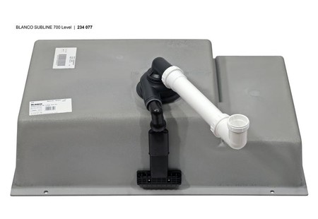 Мойка Blanco SUBLINE 700-U Level SILGRANIT алюметаллик клапан-автомат InFino 523540 фото 6