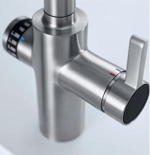 Смеситель Blanco EVOL-S Volume рычаг управления справа хром 525210 фото 5