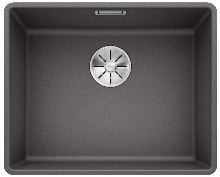 Мойка Blanco SUBLINE 500-F темная скала клапан-автомат InFino 523533 фото 1