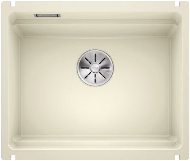 Мойка Blanco ETAGON 500-U PuraPlus глянцевая магнолия клапан-автомат InFino 525150 фото 1