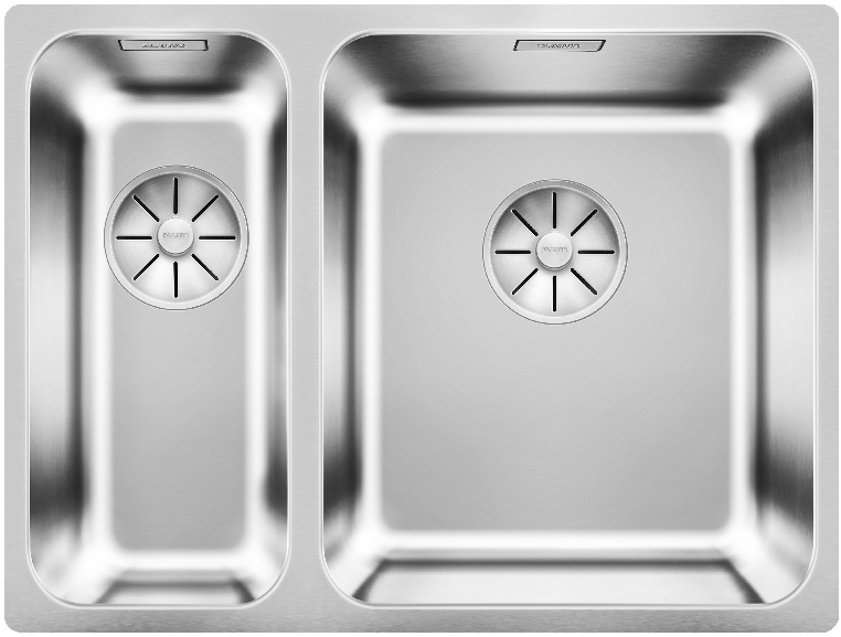 Мойка Blanco Solis 340/180-U нержавеющая сталь полированная чаша справа клапан-автомат InFino 526128