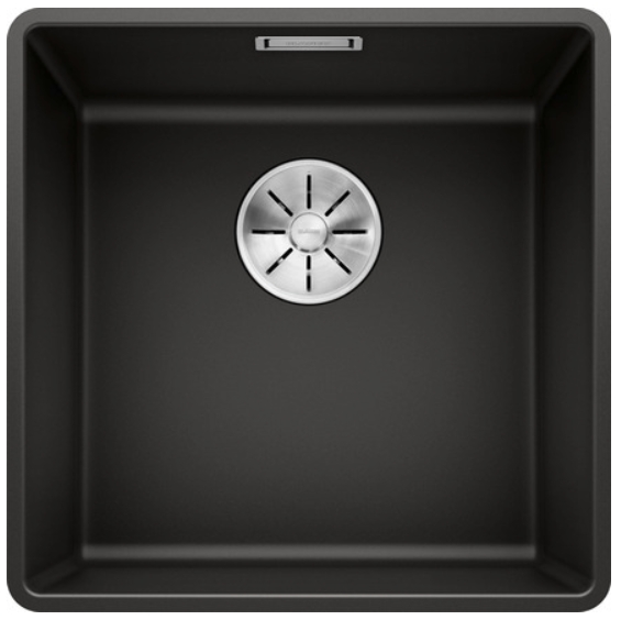 Мойка Blanco SUBLINE 400-F черный клапан-автомат InFino 525988 фото 2