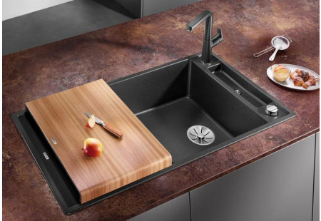 Мойка Blanco AXIA III XL 6 S антрацит клапан-автомат InFino 523500 фото 3