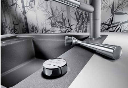 Мойка Blanco Elon XL 6 S-F черный клапан-автомат InFino 525884 фото 2