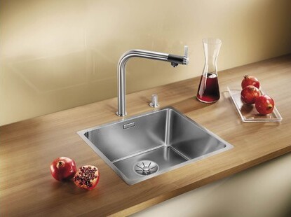 Мойка Blanco Andano 340-IF нержавеющая сталь полированная клапан-автомат InFino 522953 фото 4