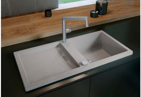 Мойка Blanco ADON XL 6S SILGRANIT бетон клапан-автомат InFino 525298 фото 3