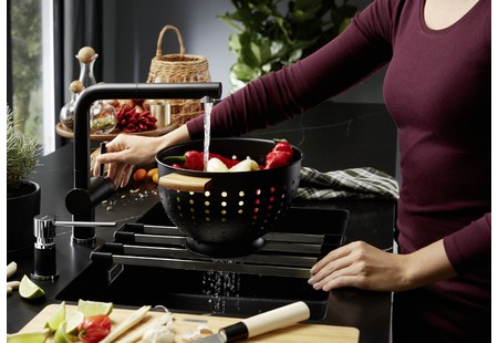 Мойка Бланко SUBLINE 500-U SILGRANIT антрацит клапан-автомат InFino 523432 фото 2 Мойка Blanco SUBLINE 500-U SILGRANIT антрацит клапан-автомат InFino 523432 фото 2