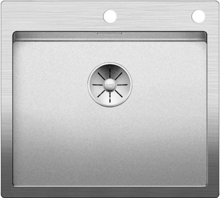 Мойка Blanco Claron 500-IF/A Durinox® отводная арматура InFino® нержавеющая сталь полированная клапан-автомат InFino 523393 фото 1