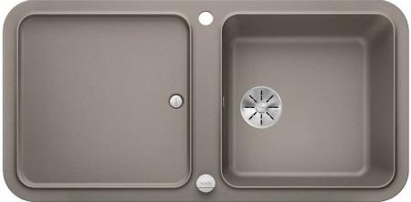 Мойка Blanco Yova XL 6S SILGRANIT серый бежевый клапан-автомат InFino 523602 фото 1