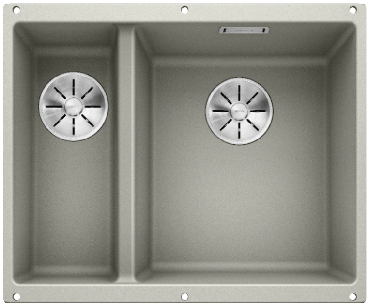 Мойка Бланко SUBLINE 340/160-U SILGRANIT жемчужный клапан-автомат InFino 523561 фото 2 Мойка Blanco SUBLINE 340/160-U SILGRANIT жемчужный клапан-автомат InFino 523561 фото 2