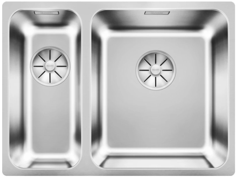 Мойка Blanco Solis 340/180-IF нержавеющая сталь полированная чаша справа клапан-автомат InFino 526130