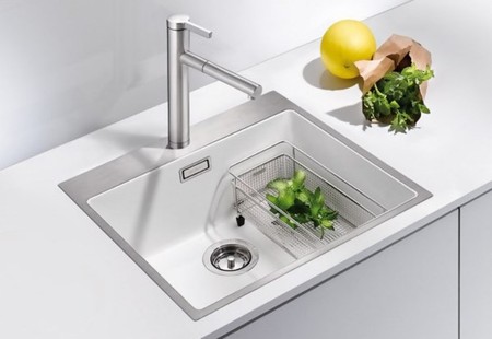 Мойка Blanco SUBLINE 500-IF/A черный клапан-автомат InFino 525999 фото 6