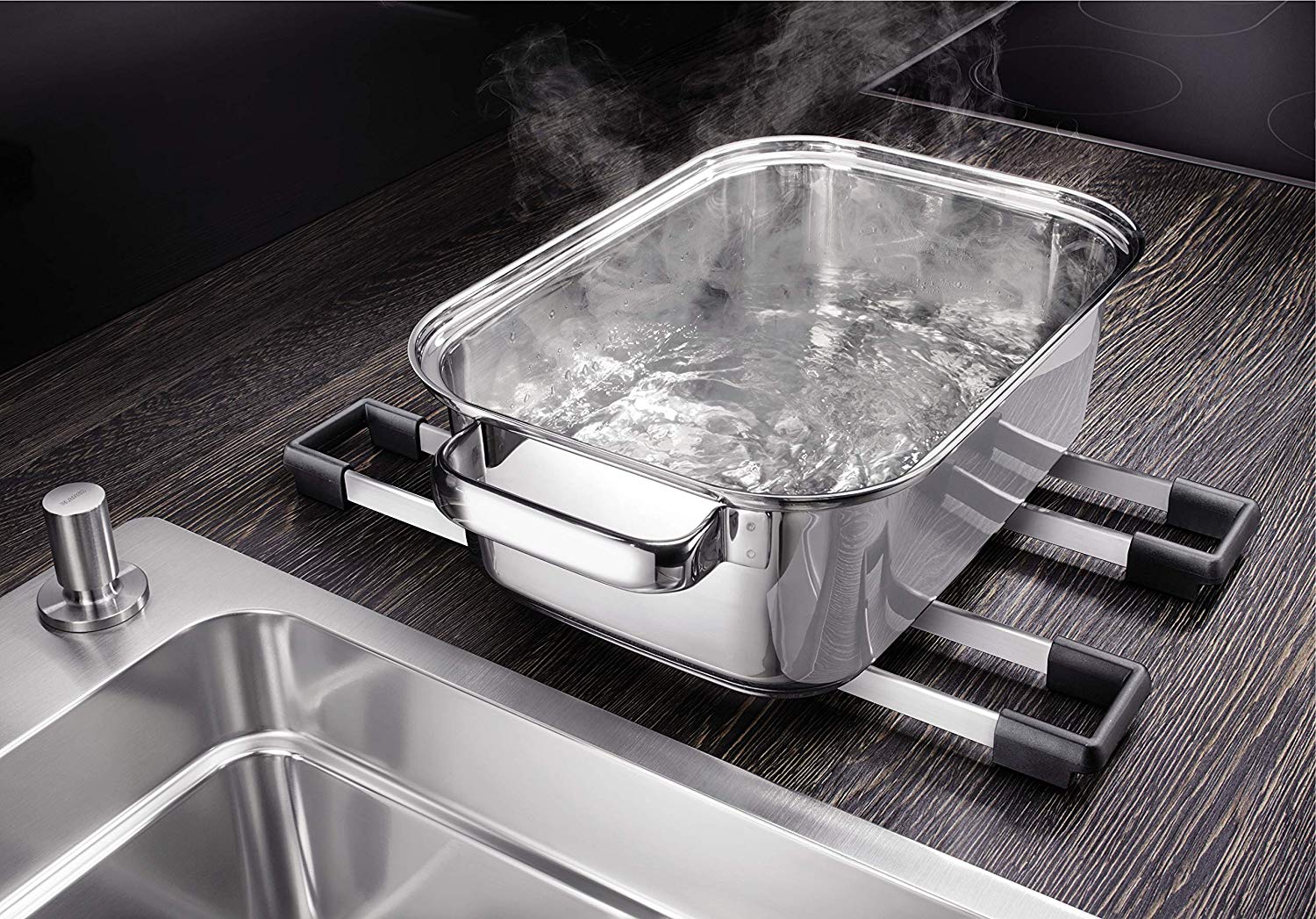 Мойка Бланко Etagon 500-IF/A нержавеющая сталь полированная клапан-автомат InFino 521748 фото 9 Мойка Blanco Etagon 500-IF/A нержавеющая сталь полированная клапан-автомат InFino 521748 фото 9