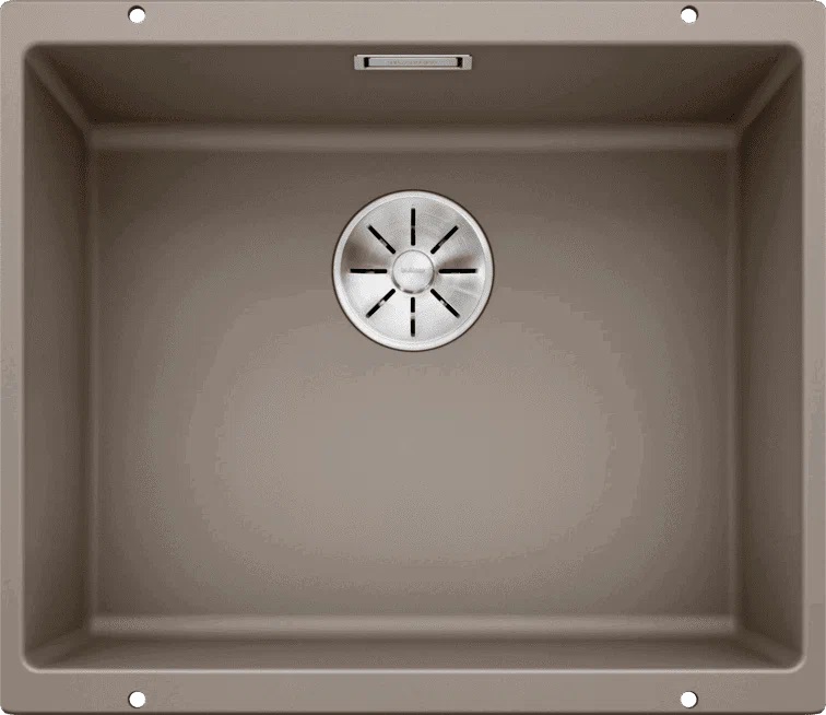 Мойка Бланко SUBLINE 500-U SILGRANIT серый бежевый клапан-автомат InFino 523439 фото 1 Мойка Blanco SUBLINE 500-U SILGRANIT серый бежевый клапан-автомат InFino 523439 фото 1