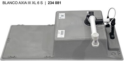 Мойка Blanco AXIA III XL 6 S-F алюметаллик клапан-автомат InFino 523522 фото 4