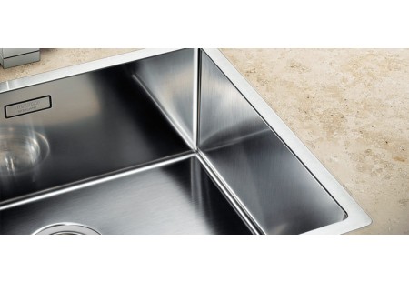 Мойка Blanco Claron 340/180-IF/N нержавеющая сталь полированная чаша справа клапан-автомат InFino 521608 фото 2