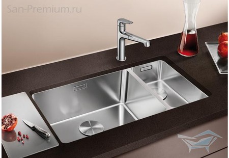 Мойка Бланко Andano 500/180-U нержавеющая сталь полированная чаша слева 520829 фото 2 Мойка Blanco Andano 500/180-U нержавеющая сталь полированная чаша слева 520829 фото 2