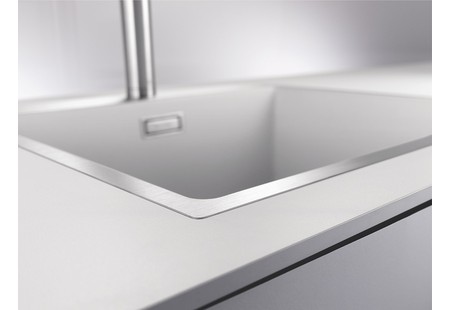 Мойка Blanco SUBLINE 500-IF белый клапан-автомат InFino 524110 фото 9