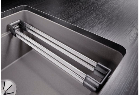 Мойка Blanco Etagon 500-U SILGRANIT PuraDur антрацит клапан-автомат InFino 522227 фото 4