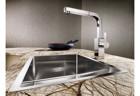 Мойка Blanco Claron 550-IF нержавеющая сталь полированная клапан-автомат InFino 521578 фото 4