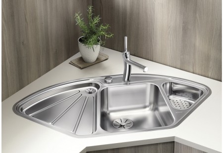 Мойка Blanco DELTA-IF нержавеющая сталь полированная чаша справа клапан-автомат InFino 523667 фото 2