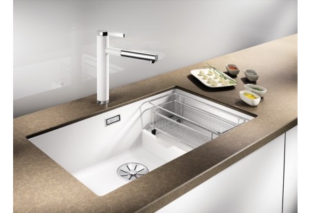 Мойка Бланко SUBLINE 700-U Level SILGRANIT жасмин клапан-автомат InFino 523543 фото 7 Мойка Blanco SUBLINE 700-U Level SILGRANIT жасмин клапан-автомат InFino 523543 фото 7