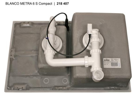 Мойка Бланко Metra 6S compact темная скала 518876 фото 4 Мойка Blanco Metra 6S compact темная скала 518876 фото 4