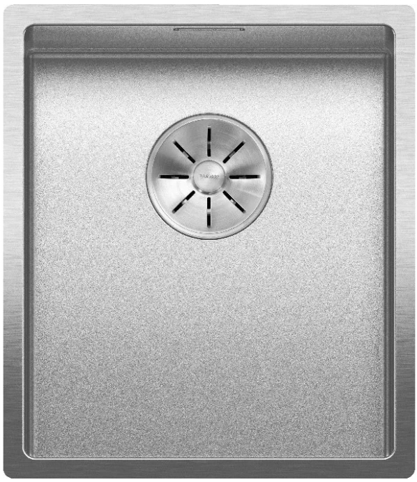 Мойка Blanco Claron 340-U Durinox® отводная арматура InFino® нержавеющая сталь полированная клапан-автомат InFino 523384 фото 1
