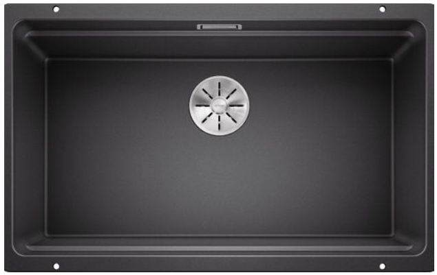 Мойка Blanco Etagon 700-U SILGRANIT PuraDur антрацит клапан-автомат InFino 525167 фото 1