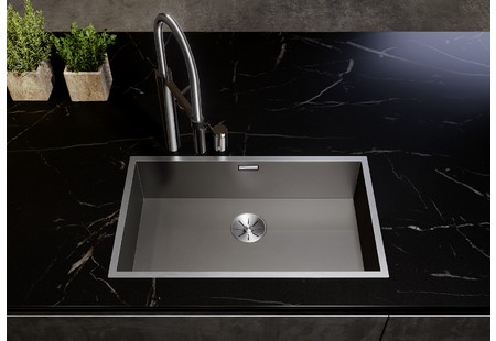 Мойка Blanco Zerox 700-IF нержавеющая сталь полированная клапан-автомат InFino 523099 фото 3
