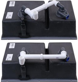 Мойка Blanco SUBLINE 430/270-U шампань клапан-автомат InFino 523157 фото 1