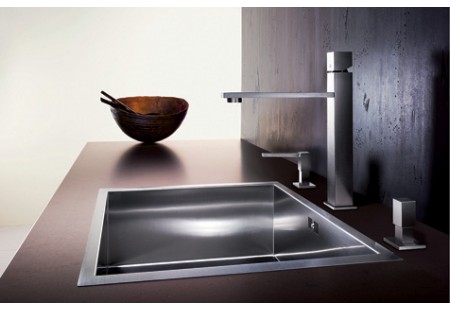 Мойка Blanco Zerox 550-IF/N нержавеющая сталь полированная клапан-автомат InFino 521590 фото 2