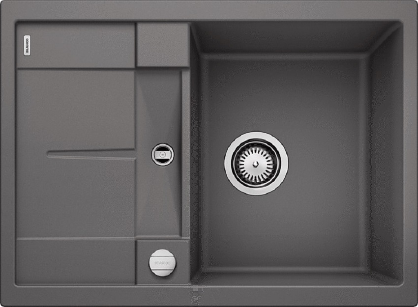 Мойка Бланко Metra 45S compact темная скала 519573 фото 1 Мойка Blanco Metra 45S compact темная скала 519573 фото 1
