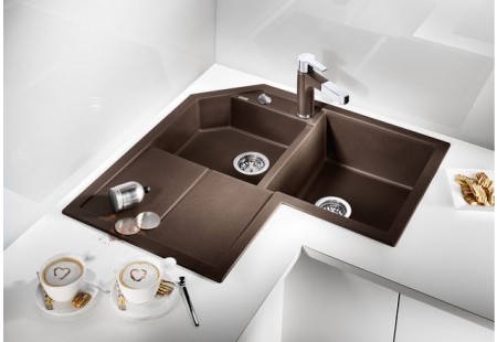 Мойка Бланко Metra 9 E белый чаша слева клапан-автомат InFino 515568 фото 4 Мойка Blanco Metra 9 E белый чаша слева клапан-автомат InFino 515568 фото 4