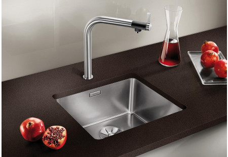 Мойка Blanco Andano 450-U нержавеющая сталь с зеркальной полировкой клапан-автомат InFino 522963 фото 2