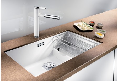 Мойка Бланко SUBLINE 700-U Level SILGRANIT жемчужный клапан-автомат InFino 523541 фото 12 Мойка Blanco SUBLINE 700-U Level SILGRANIT жемчужный клапан-автомат InFino 523541 фото 12