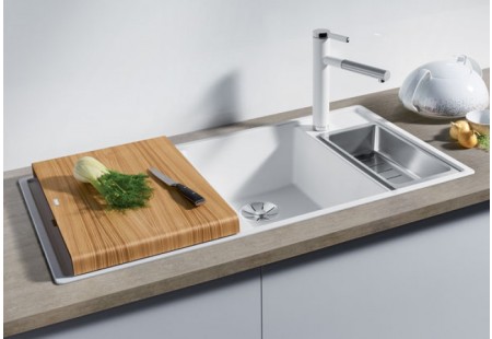 Мойка Blanco AXIA III 6 S черный чаша справа клапан-автомат InFino 525851 фото 2