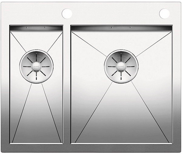 Мойка Blanco Zerox 340/180-IF/A нержавеющая сталь полированная клапан-автомат InFino 521642 фото 1